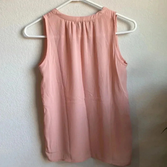 Blush pink top with pearl buttons - Picture 3 of 8